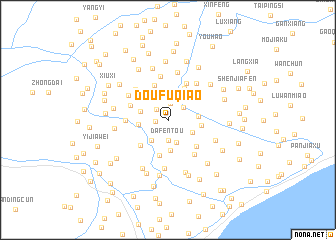 map of Doufuqiao