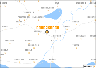 map of Dougakongo