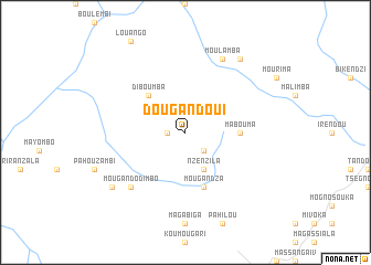 map of Dougandou I