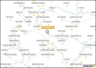 map of Dougbé