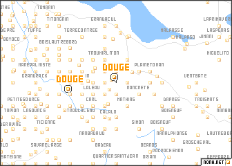 map of Dougé