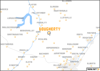 map of Dougherty