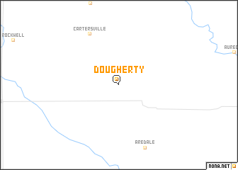 map of Dougherty