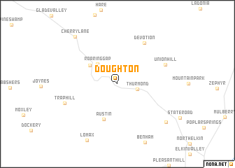 map of Doughton