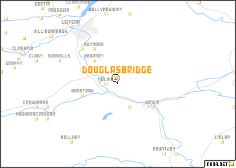 map of Douglas Bridge