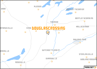 map of Douglas Crossing