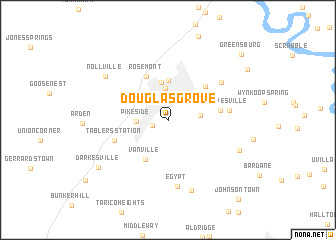 map of Douglas Grove