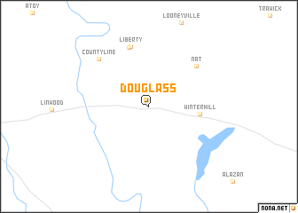 map of Douglass