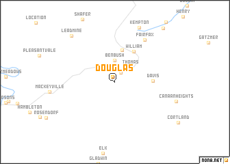 map of Douglas