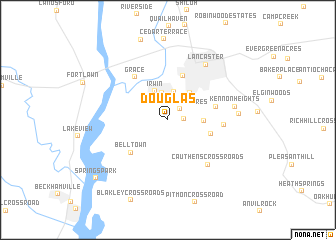 map of Douglas