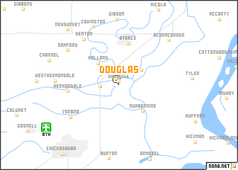 map of Douglas