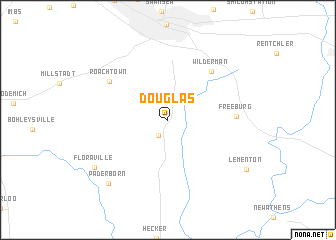 map of Douglas