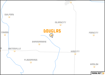 map of Douglas