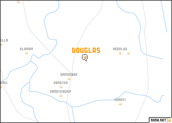 map of Douglas