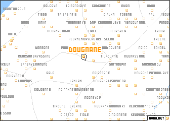 map of Dougnane