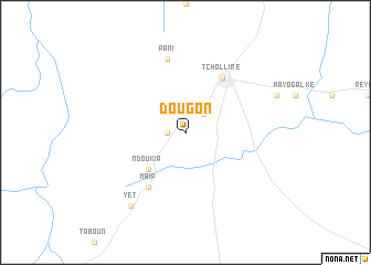 map of Dougon