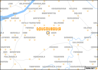 map of Dougoubadia