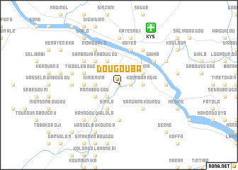 map of Dougouba