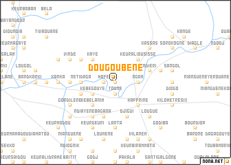 map of Dougoubène