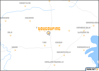 map of Dougoufing