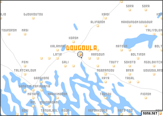 map of Dougoula