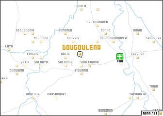 map of Dougouléna