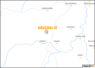 map of Dougoulin