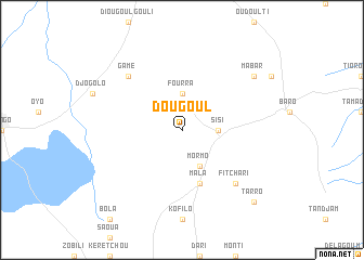 map of Dougoul