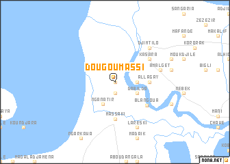 map of Dougoumassi