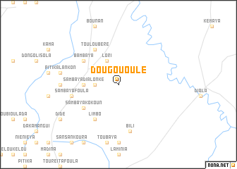map of Dougououlé