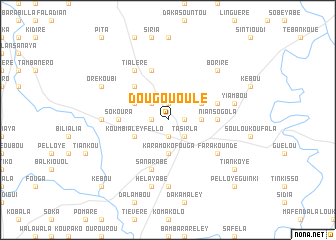 map of Dougououlé