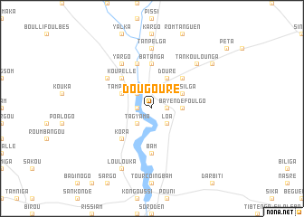 map of Dougouré