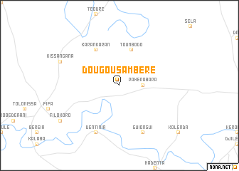 map of Dougousambéré