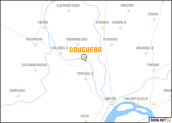 map of Douguéba