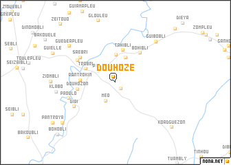 map of Douhozé