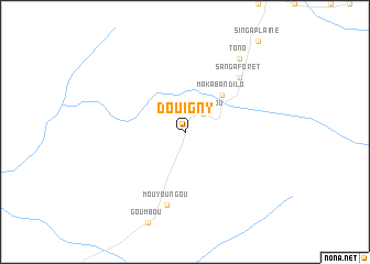 map of Douigny