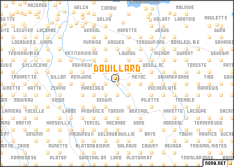 map of Douillard