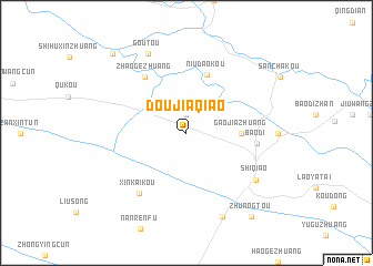 map of Doujiaqiao