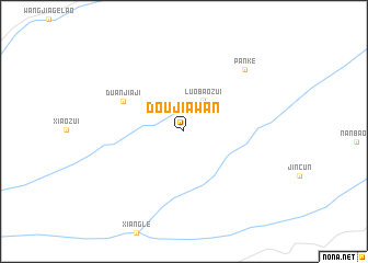 map of Doujiawan