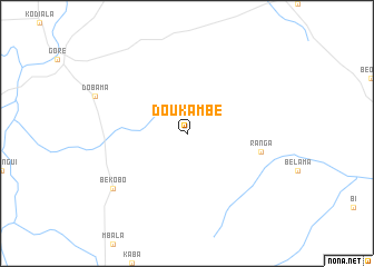 map of Doukambé