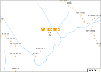 map of Doukanga