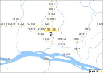 map of Doukili