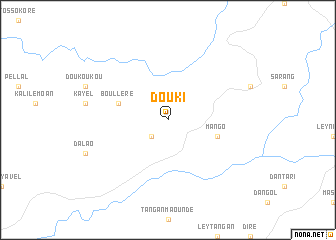 map of Douki
