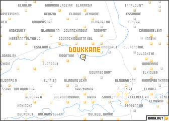 map of Doukkane