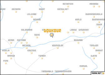 map of Doukour