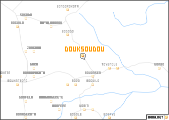 map of Douksoudou