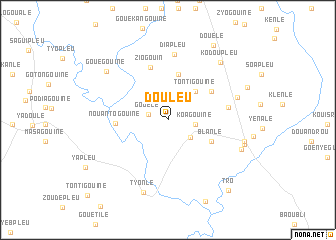 map of Douleu