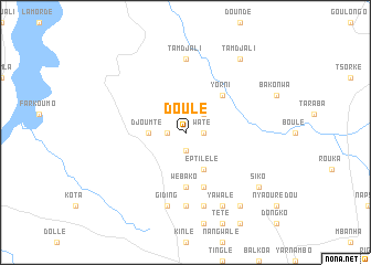 map of Doulé