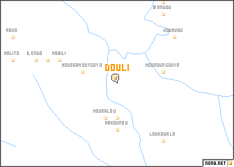 map of Douli