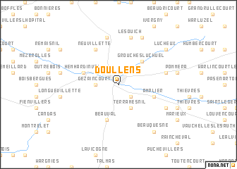 map of Doullens